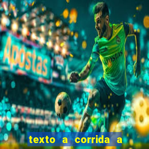 texto a corrida a lagarta lili